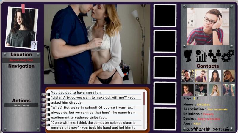 Shellheart Awe Games - Devotion v.0.08a Porn Game