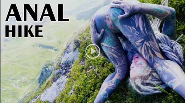 Anuskatzz, Lily Lu - Tattooed couple OUTDOOR ANAL POV Fuck - PUBLIC blowjob and GAPES [FullHD 1080p]