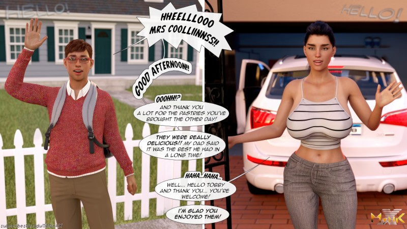 Mynkx - Cafe Folies 12 3D Porn Comic