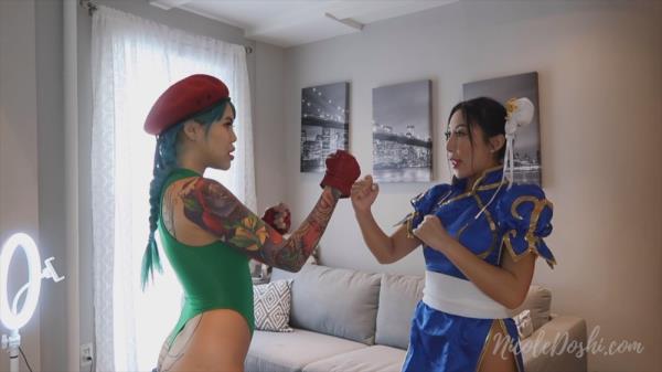 Nicole Doshi, Tiffany Pink - Chun Li vs Cammy Cosplay Lesbian Fantasy [FullHD 1080p]
