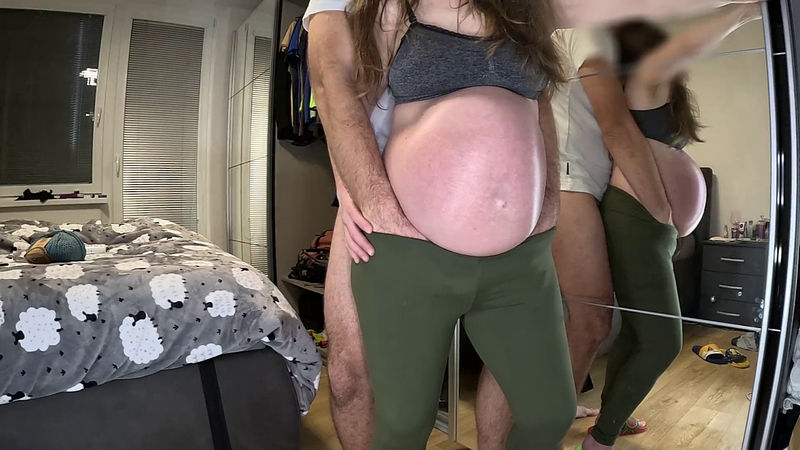 Pregnant Babe Is Leaking In Yoga Pants When She Orgasm SheIsTiny (Onlyfans) FullHD 1080p