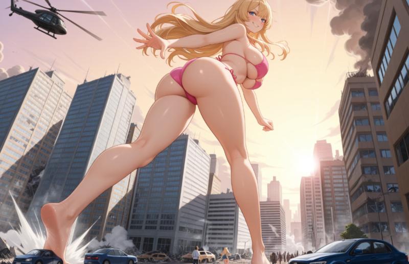 Gordonem - Melinda the alien giantess Demo Porn Game