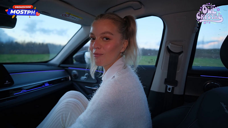 No Cash I Ve Got a Mouth Student Offers a Blowjob To The Driver Owl Crystal (Onlyfans) FullHD 1080p