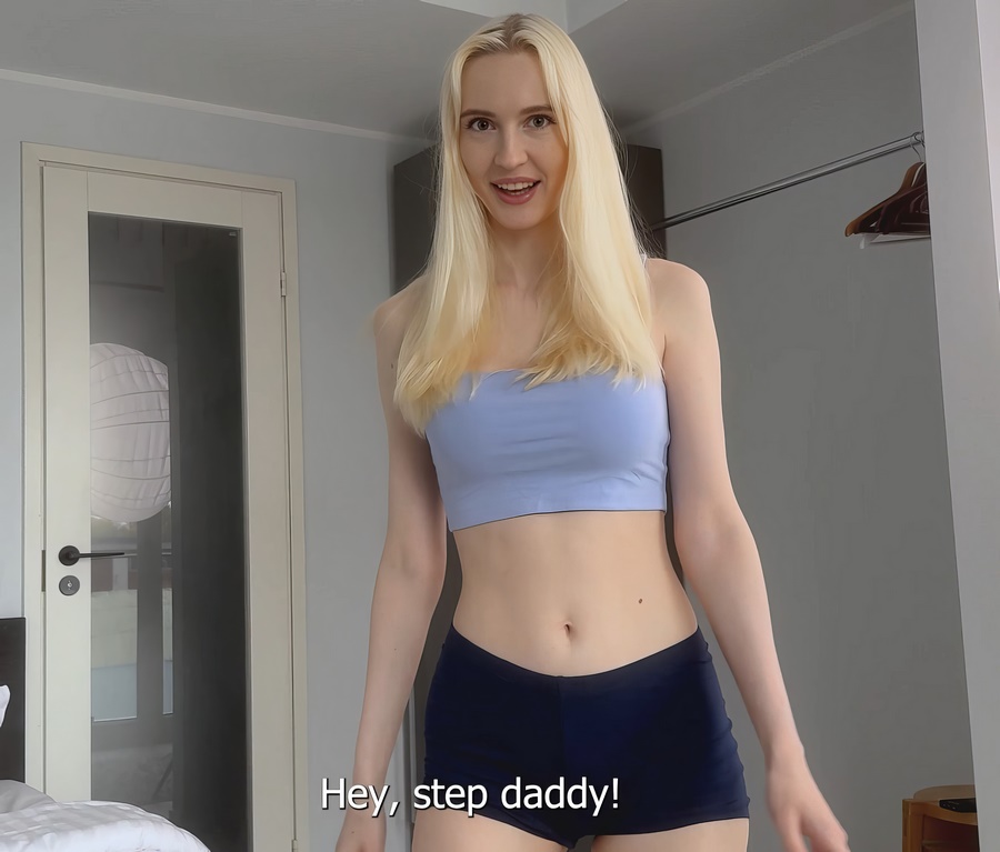 Tania Shinaryen Step Daughter Is Going Out Dressed Like a Whore Daddy Cant Let Her Go Like That And Fucks Her Hard