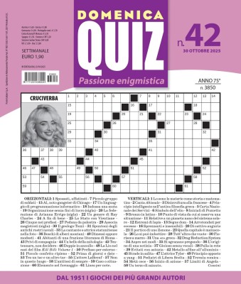 Domenica Quiz N.3850 - 30 Ottobre 2025