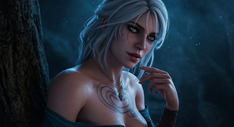 [NightFox] Ciri and Orc hot moments 3D Porn Comic