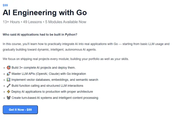 AI Engineering with Go
