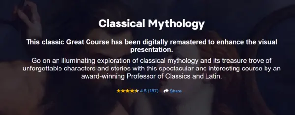 TTC - Classical Mythology