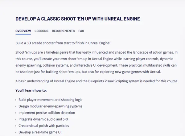 Zenva – Develop A Classic Shoot Em Up With Unreal Engine 2025
