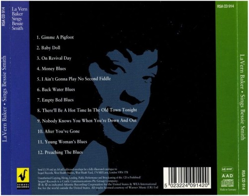LaVern Baker - Sings Bessie Smith (1958) Lossless LaVern Baker - Sings Bessie Smith (1958) Lossless