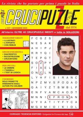 Crucipuzzle N.617 - Novembre 2025