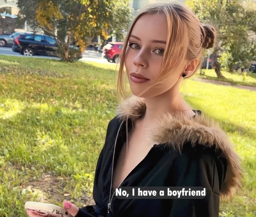 Yuiwoo Shy Stranger Cheated On Her Boyfriend For Money And a Big Dick