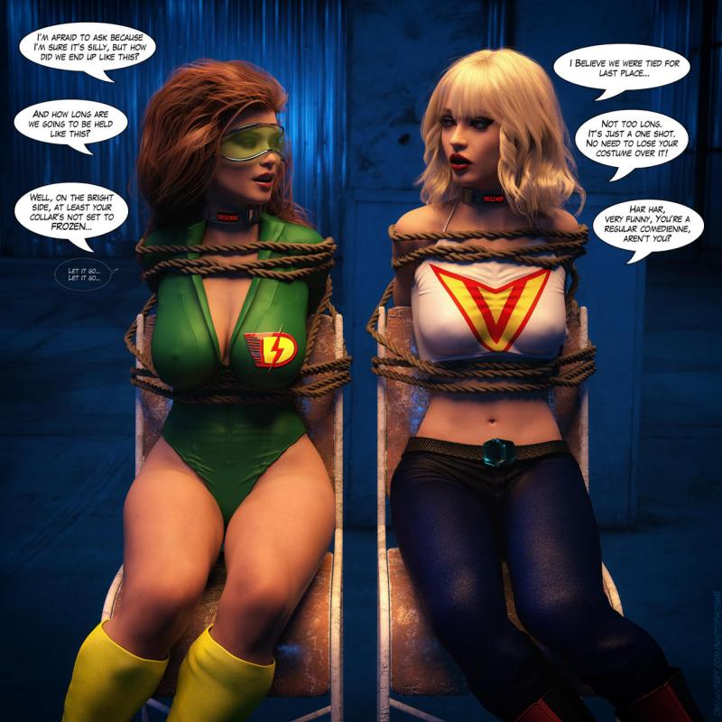 Nyctophobia11 - Superheroines 3D Porn Comic