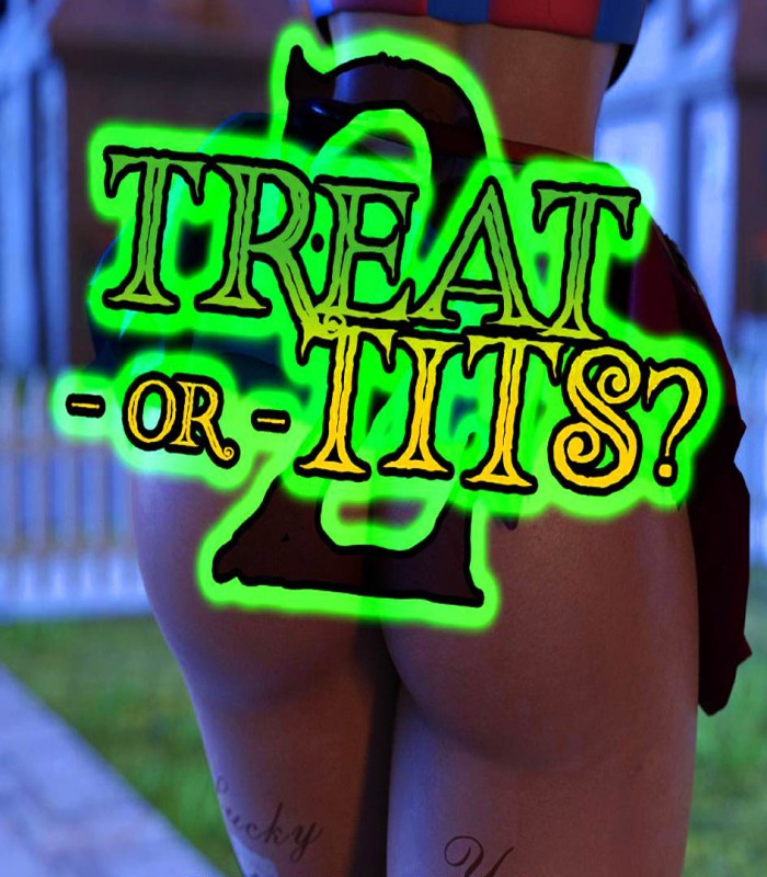 VipCaptions - Treat or Tits 2 3D Porn Comic