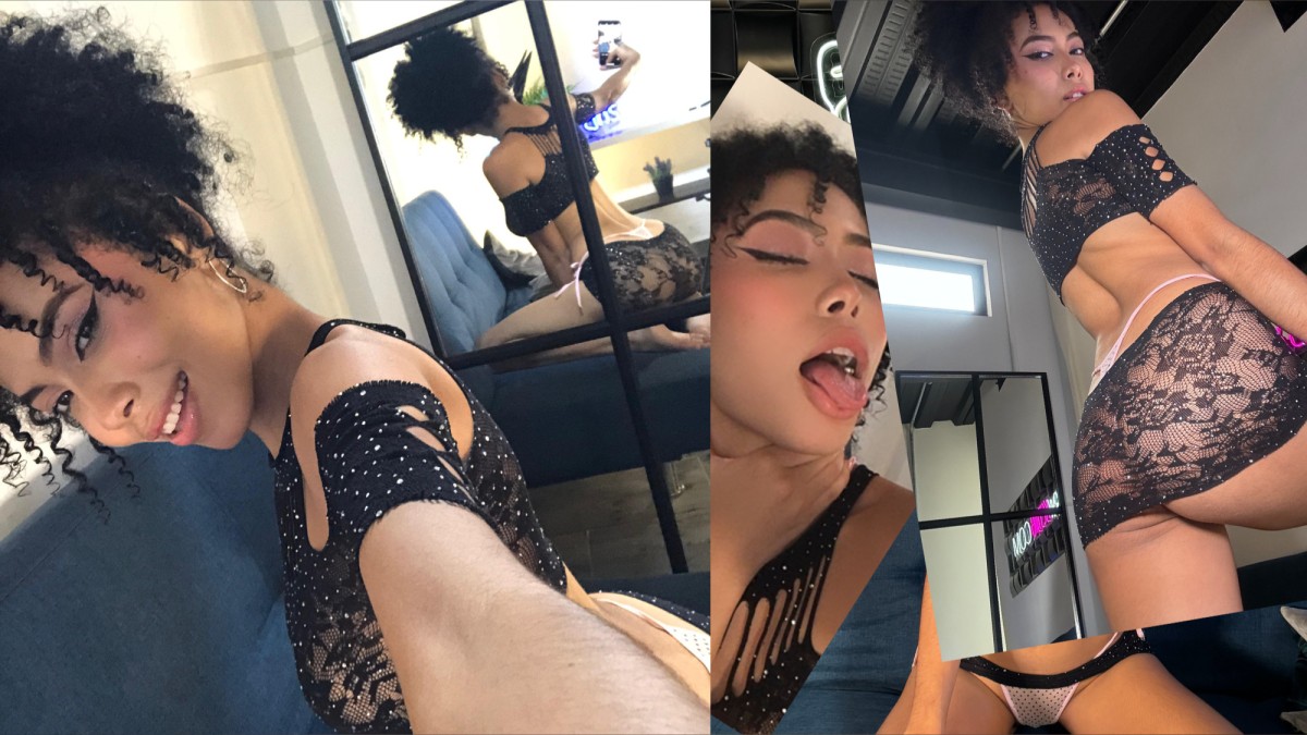 Sweetiecurly / michell2005 - The new model fell in love with my cock, tremendous blowjob without hands and deep throats - Blowjob