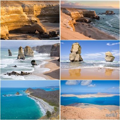 Natural Monument at sunset