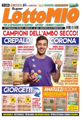 Lottomio di Martedi N.968 - 28 Ottobre 2025