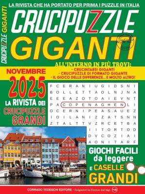 Crucipuzzle Giganti N.51 - Novembre 2025