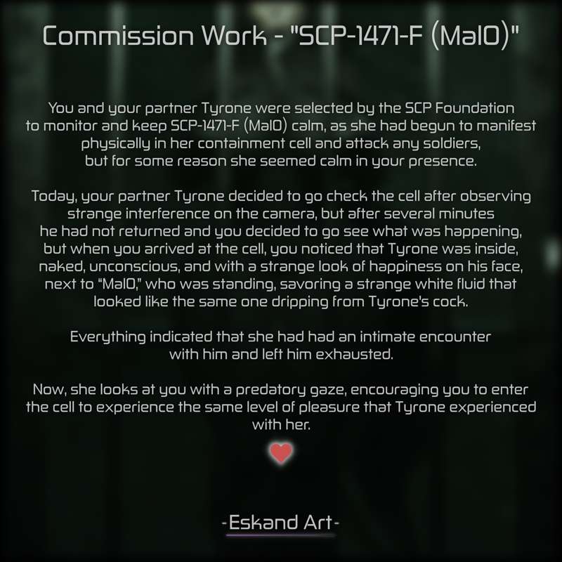 [Eskand Art] SCP-1471-F (MalO) 3D Porn Comic