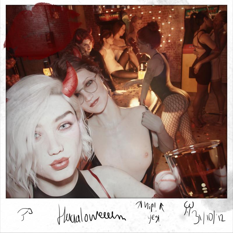 Slop - Halloween Polaroids 3D Porn Comic