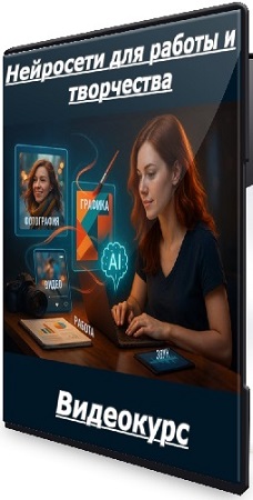 постер к [profileschool, Антон Мартынов] Нейросети для работы и творчества (2025) Видеокурс