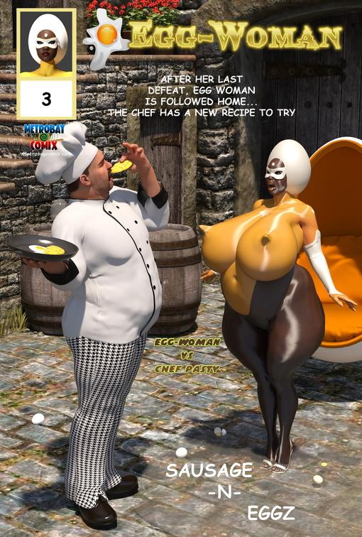 MetrobayComix - Egg-Woman vs. Chef Pasty 3 3D Porn Comic MetrobayComix - Egg-Woman vs. Chef Pasty 3 3D Porn Comic