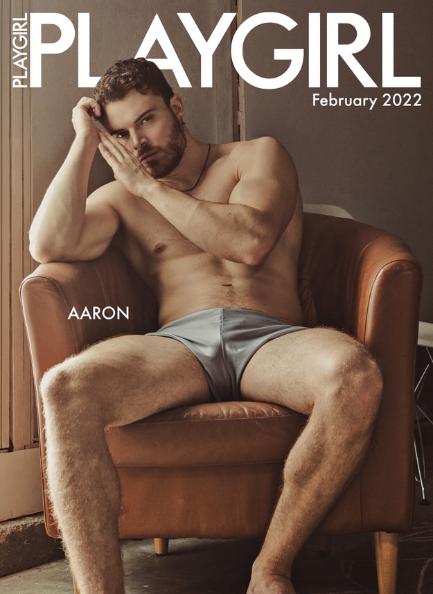 Playgirl February 2022- Aaron - Backstage + Interview / Плейгёл Февраль 2022 - Аарон