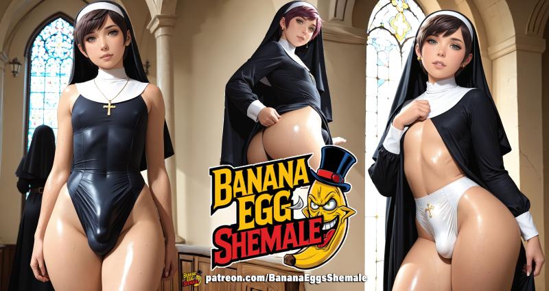 Banana eggs - Boy Nun AI Porn Banana eggs - Boy Nun AI Porn