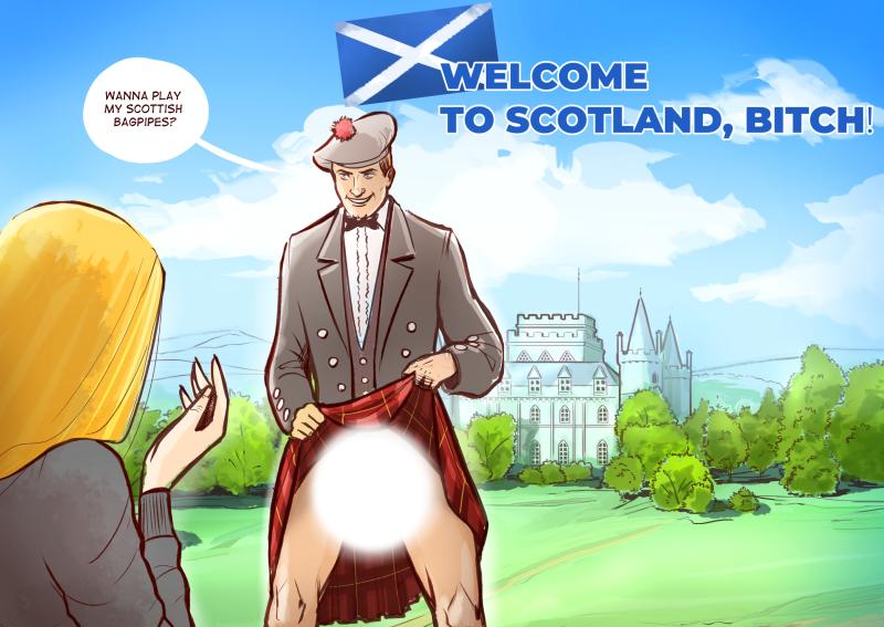 Disarten - Welcome to Scotland, bitch Porn Comics Disarten - Welcome to Scotland, bitch Porn Comics