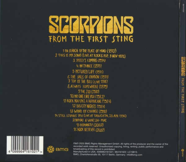 Scorpions - From The First Sting (2025) (Lossless + 320) Scorpions - From The First Sting (2025) (Lossless + 320)