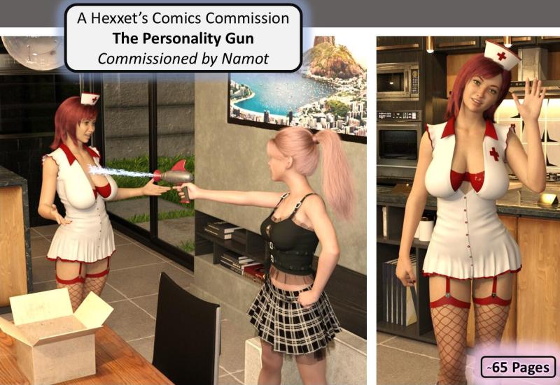Hexxetval - The Personality Gun 01 3D Porn Comic