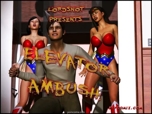 Elevator Ambush 3D Porn Comic
