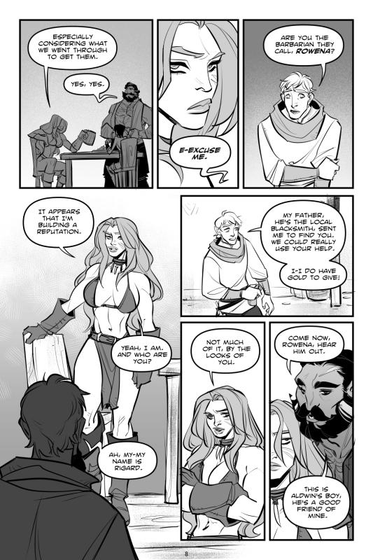Kumi Pumi - Rowena the Barbarian Reboot Chapter 1 Porn Comics
