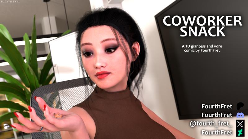 FourthFret - Coworker snack Text/Textless 3D Porn Comic