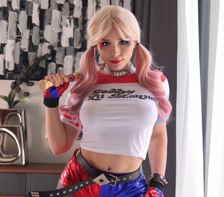 Sweety Fox - Deepthroat And Hard Fuck With Creampie With Harley Quinn UltraHD/4K