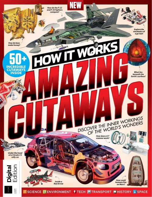 How It Works Amazing Cutaways - 7th Edition 2025