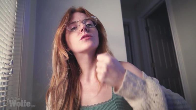 Jessie Wolfe - Redhead Stoner Girlfriend gives you JOI while Smoking.... Sweet Dominatrix [FullHD 1080P]
