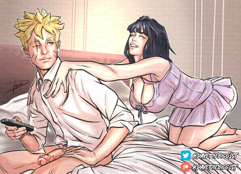 DaveTheBiggest - BoruHina Late night (Boruto) Porn Comics