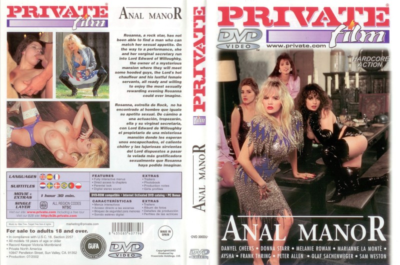 Private Film 2 - Anal Manor / Особняк анала   Danyel Cheeks, Donna Starr, Marianne La Monte, Melanie Rowen, Suraya Jamal