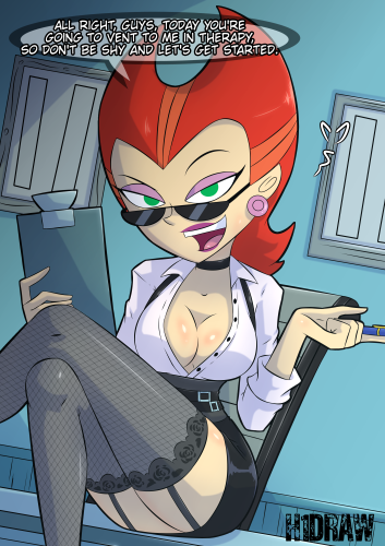 H1DRAW - Danny Phantom - Miss Spectra - Therapy - Out of Control - Bad Plan Porn Comics