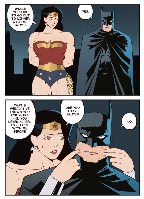 Bonny - Batman x Wonder Woman Porn Comics