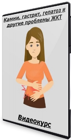 постер к Ольга Евдокимова - Камни, гастрит, гепатоз и другие проблемы ЖКТ (2025) Видеокурс