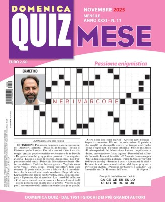 Domenica Quiz Mese N.359 - Novembre 2025