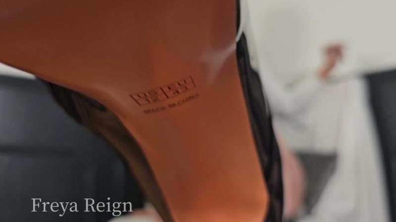 Freya Reign - POV Worship Shiny Stiletto Boots To Earn Bare Feet [FullHD 1080P]