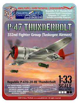- P-47 Thunderbolt (Dave's Card Creations)