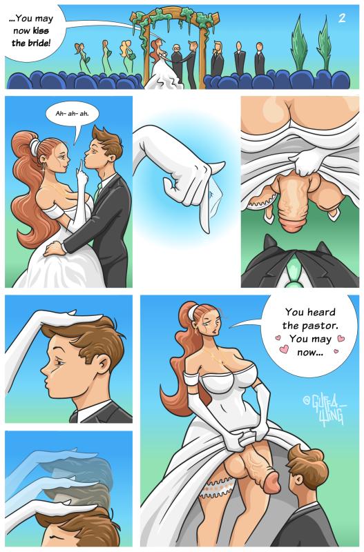 Guffawing - Kiss The Bride Porn Comics