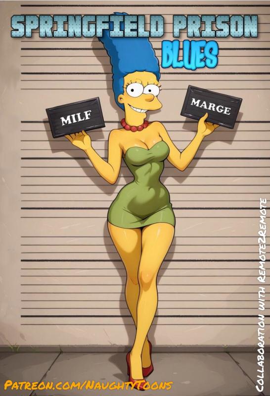 NaughtyToons - Springfield Prison Blues Porn Comics  / AI Porn