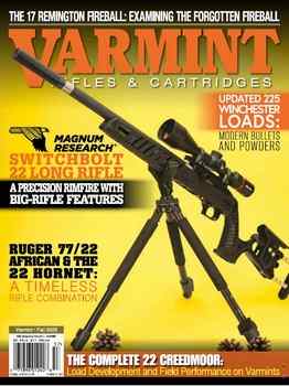 Rifle - Varmint Rifles & Cartridges 2025-Fall