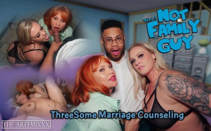 Andie Anderson, Sadie Andrews - Guy Parody - Threesome Marriage Counseling Ft Andie Anderson & Sadie Andrews [UltraHD 4K 2160p]
