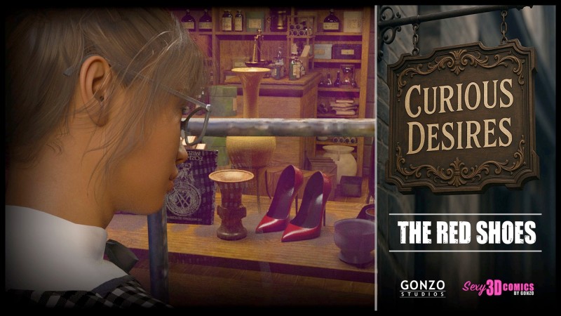 [Gonzo Studios] Curious Desires - The Red Shoes 3D Porn Comic